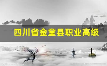 四川省金堂县职业高级中学2024年录取分数(四川省金堂县职业高级中学总校)